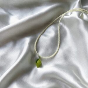 Naszyjnik z koralików z limonką