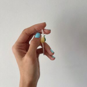 Bransoletka z masy perłowej z cytryną