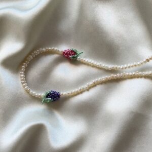 Naszyjnik z drobnych pereł „Kuszący Duet”