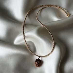 Naszyjnik „ Brown in Gold”
