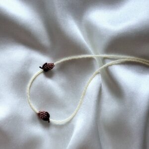 Naszyjnik z koralików „Brown Duo”