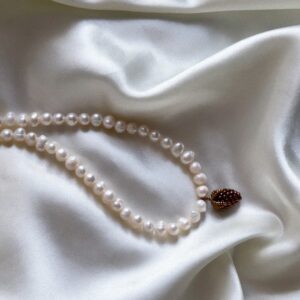 Naszyjnik z naturalnych pereł „Mocha Berry”